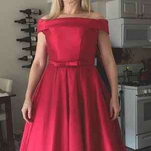 Red ball gown/prom dress